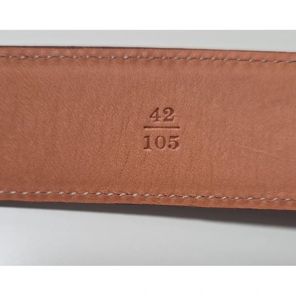 NEW Trafalgar 'Cortina' Leather Belt - Honey Maple - Size 42‎